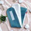Bandeau de soin visage en bambou - Double gaz Vert Laurier