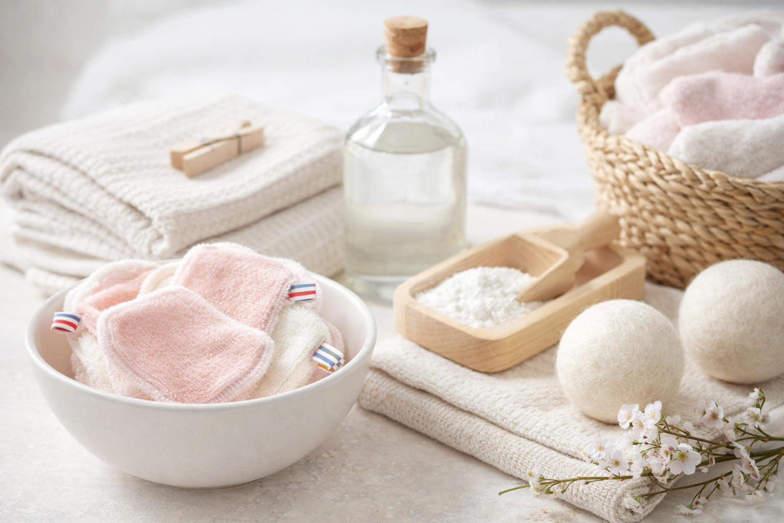 Entretien des cotons bébé lavables - Atelier Julac