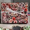 Pochette à Savon Lavable Bambou/Coton - Fleurs Foncées