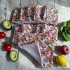 Essuie-tout lavables x10 motif Cupcakes Atelier Julac Lot de 10 essuie-tout lavables motif Cupcakes en bambou et coton, Atelier Julac