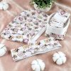 coffret-cotons-lavables-bandeau-soin-visage-serviette-cheveux-bambou-motif-parfum Coffret zéro déchet cotons lavables bandeau et serviette cheveux bambou Atelier Julac