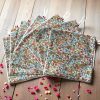 Serviette visage lavable bambou motif Bouteilles de parfum Atelier Julac